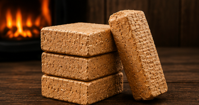 Holzbriketts