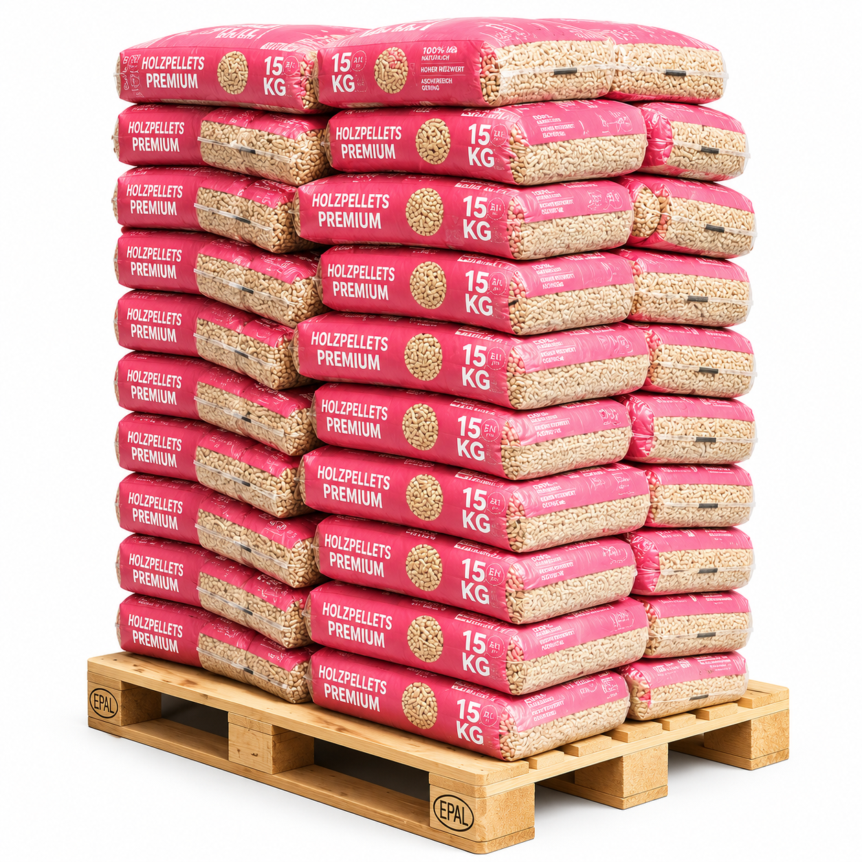 FIREFLIES Holzpellets 6mm ENplusA1, 65 x 15kg Palett