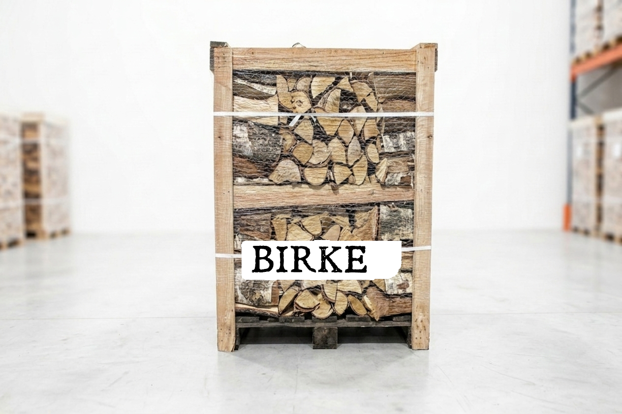 Brennholz Palette - Birke - 25 cm - kammergetrocknet - 2 RM – Bild 2