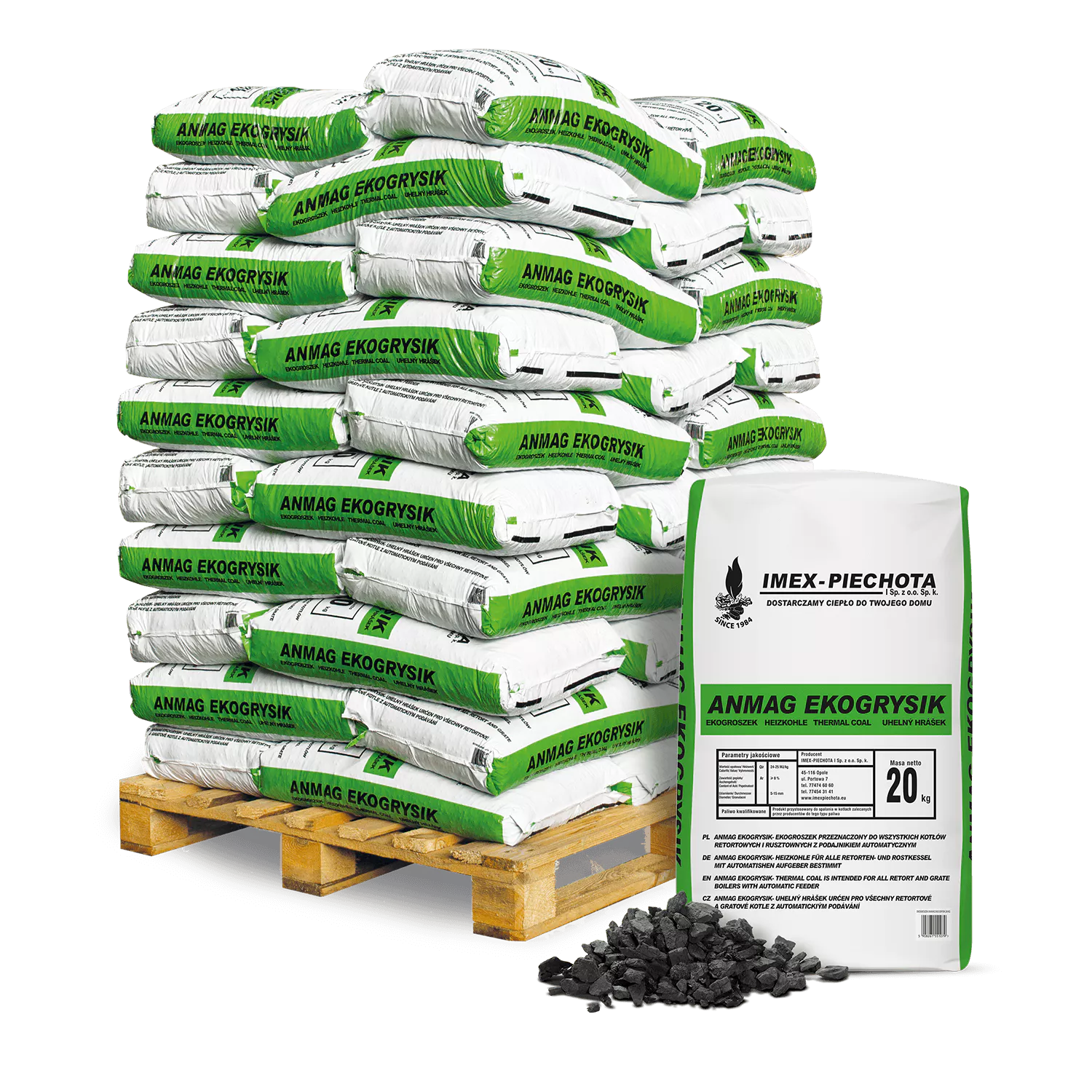 Steinkohle 5–15 mm – 50 x 20 kg – Nuss 5