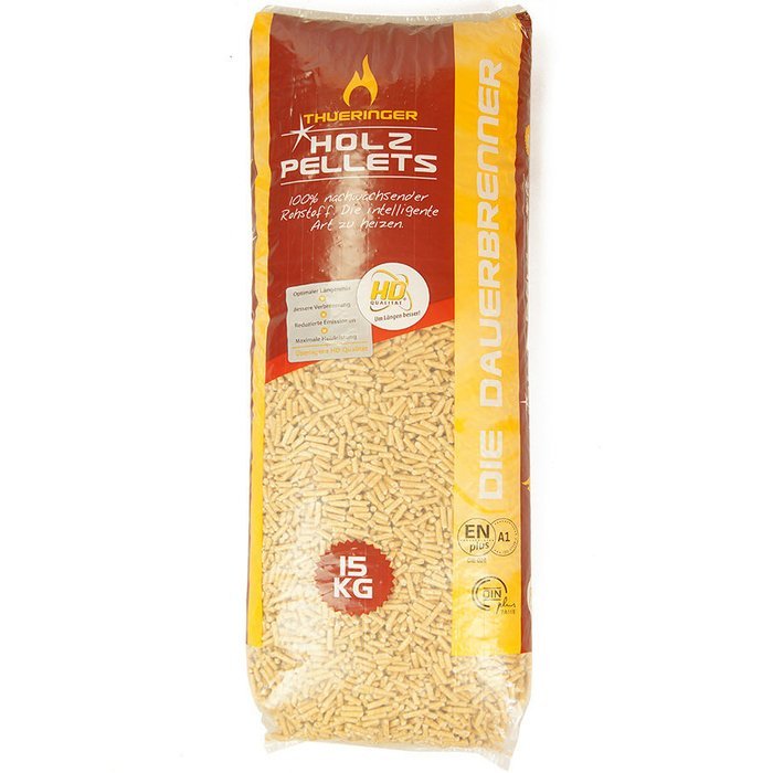 THÜRINGER HD Holzpellets 6mm ENplusA1, 65 x 15kg Palette