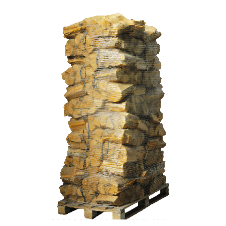 88 Netze Kammergetrocknetes gespalten Eiche Brennholz 25cm