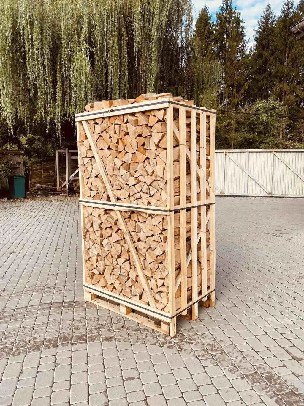 Buchenholz Brennholz Feuerholz Kaminholz 980kg – Bild 2