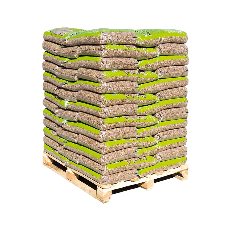 Holzpellets Hartholz Eiche 6 mm – 975 kg Palette – Bild 1