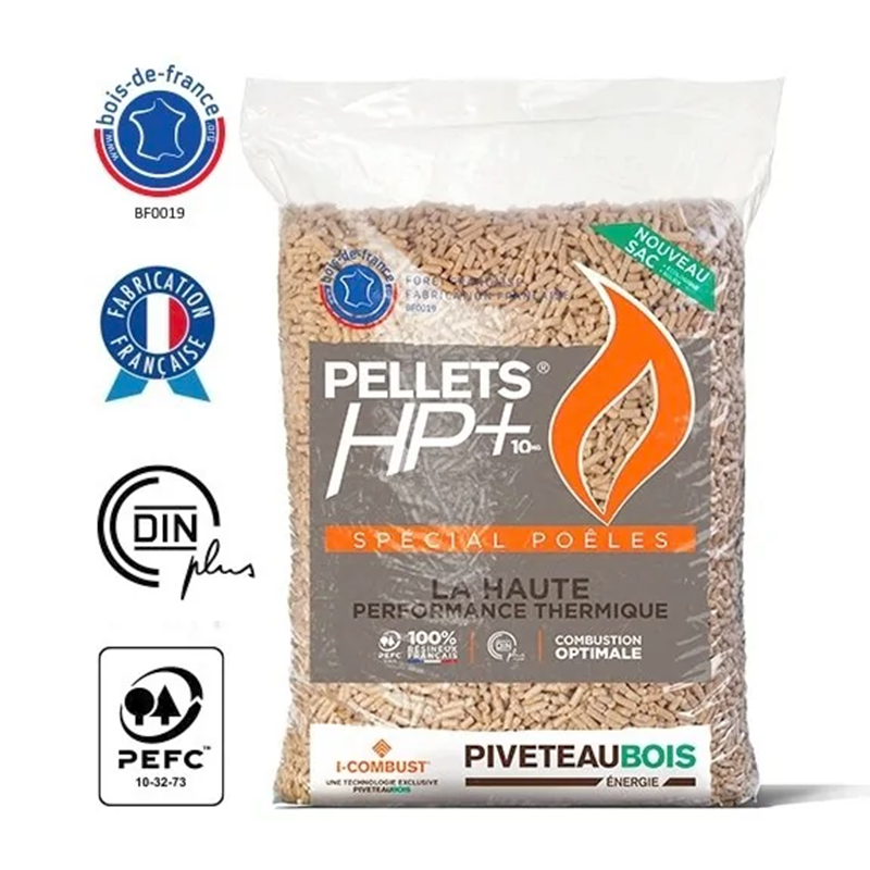 Piveteau HP+ Holzpellets – 72 Säcke à 15 kg – Bild 2