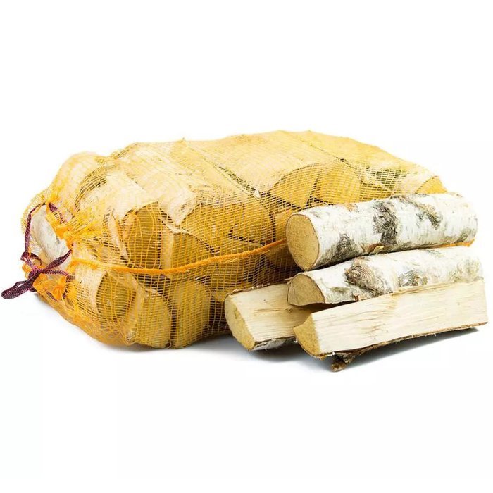 Brennholz Birke 28 cm im Sack