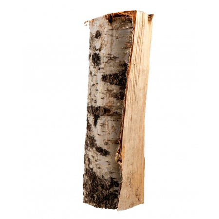 Halbe Palette kammergetrocknetes gespalten Birke Brennholz 25cm