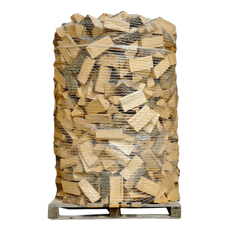 40 cm lange Baumstämme – 1 Palette (2,7 Ster) – Bild 2