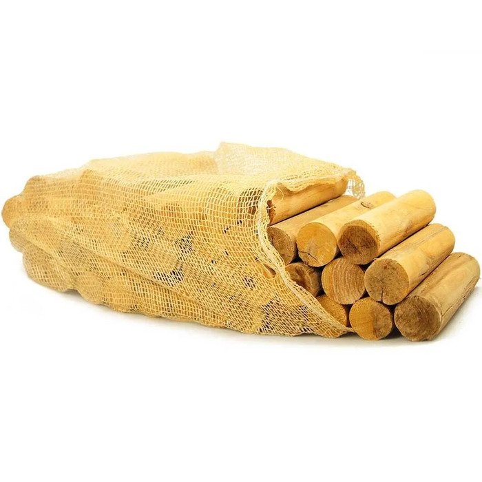 Rundholz Birke 28 cm im Sack