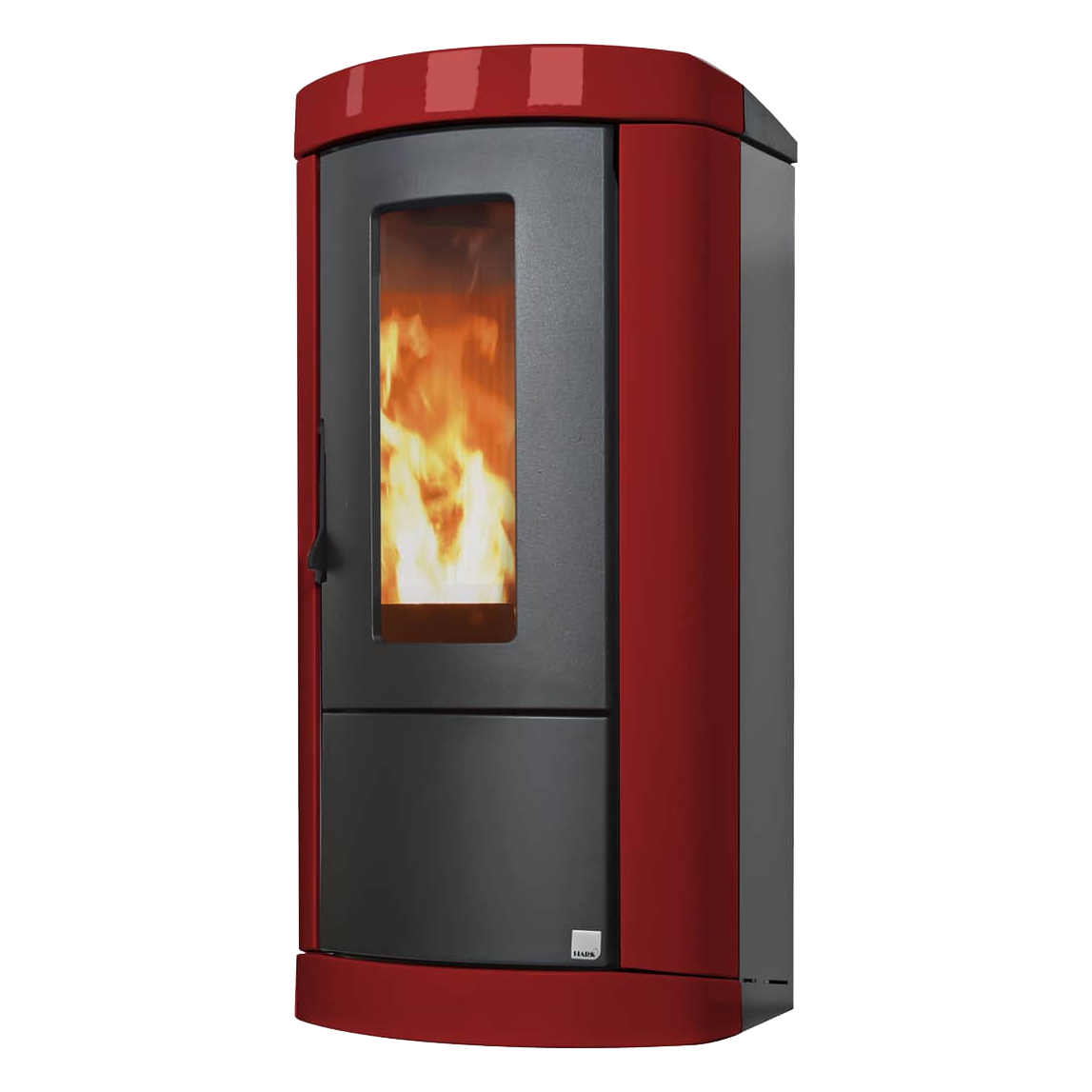 Pelletofen Ecomat 11 Ofenverkleidung bordeaux schwarz | schwarz | Bordeaux | 9