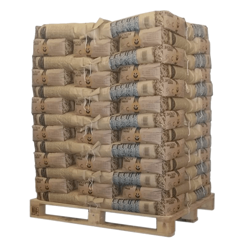 BADGER Pelletpalette – 65 Säcke à 15 kg – Bild 4
