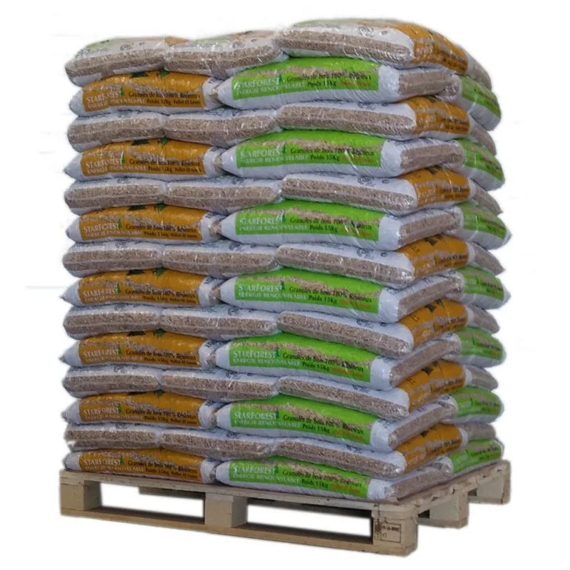 STARFOREST PELLETS – PALETTE MIT 70 SÄCKEN à 15 KG – Bild 1