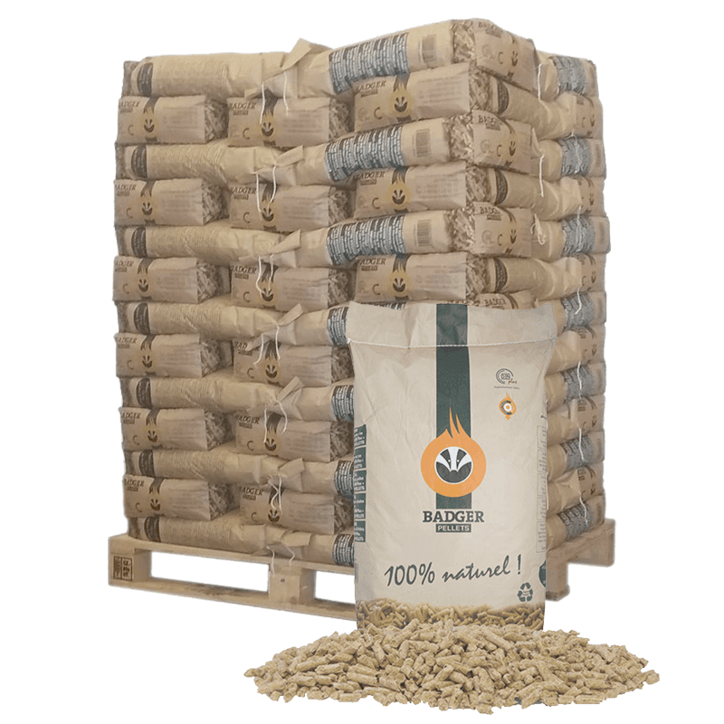BADGER Pelletpalette – 65 Säcke à 15 kg – Bild 3